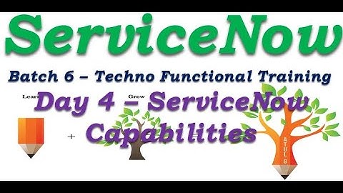 Batch 6 || Day 4 ServiceNow Capabilities ||Techno Functional Training #Shorts #Short