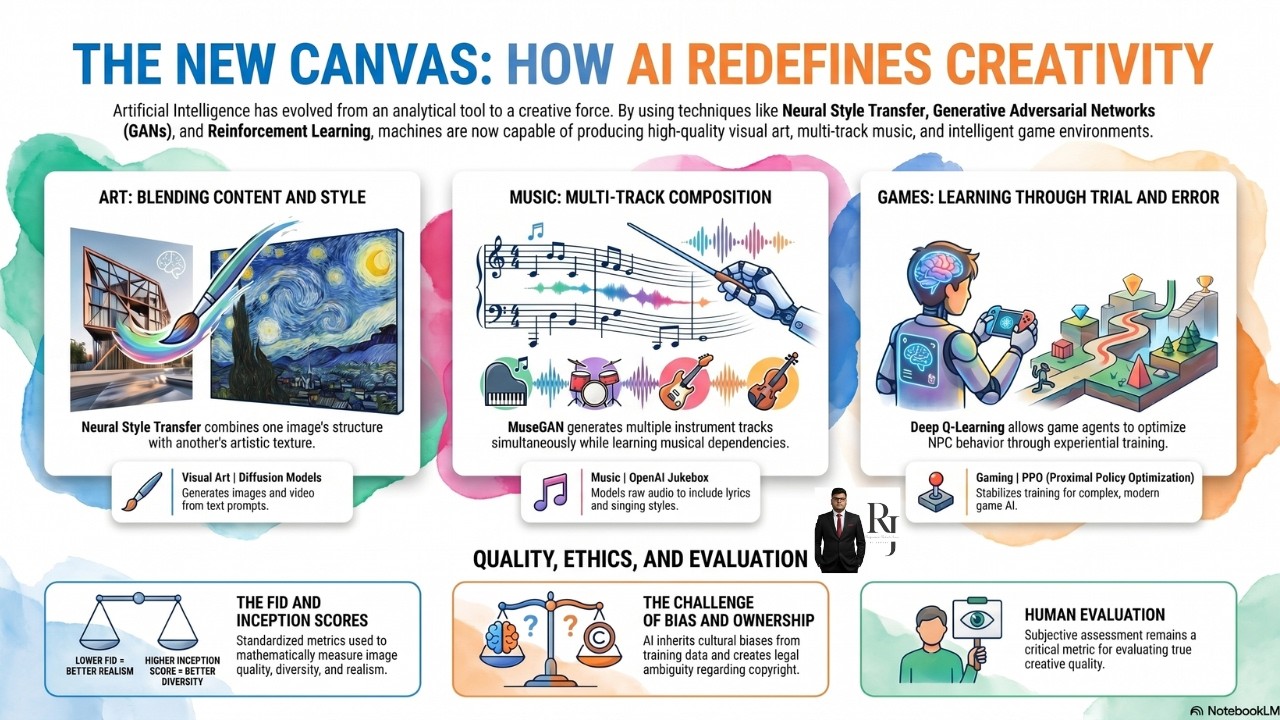 How AI Is Reshaping Art, Music, and Gaming: A Deep Dive into Creative Algorithms
