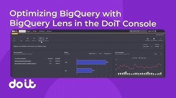Optimizing BigQuery with BigQuery Lens in the DoiT Console