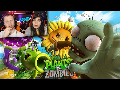 Видео: ЗАРУБА НА ОГОРОДЕ (Plants vs Zombies / Растения против зомби) | РЕАКЦИЯ на Хумаса