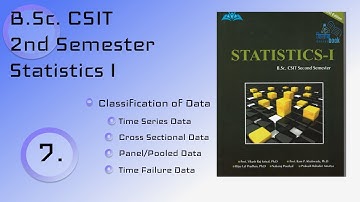 Time Series Data || Cross Sectional Data || Panel/Pooled Data || Failure Time Data || Statistics I