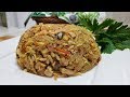 Arroz frito con pollo cerdo y camarones estilo Thai - como hacer un arroz tailandes facil y rapido