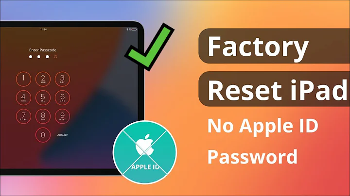 [3 Ways] How to Factory Reset iPad without Apple ID Password 2025 | iOS 15/16/17