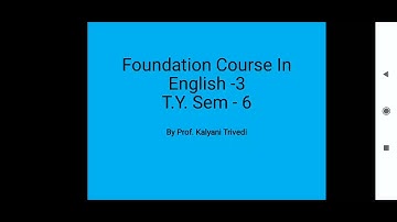 T.Y.B.Com_Sem-6_English_Translation_Lecture-2_By Prof. Kalyani Trivedi
