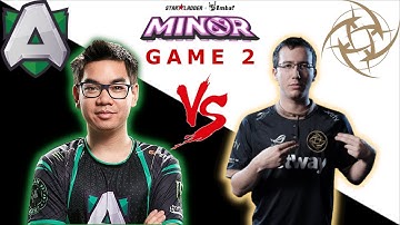 Alliance vs NiP Game 2 Highlights /Upper Bracket /Bo3/ Starladder ImbaTV Dota Minor 2019 Season 2
