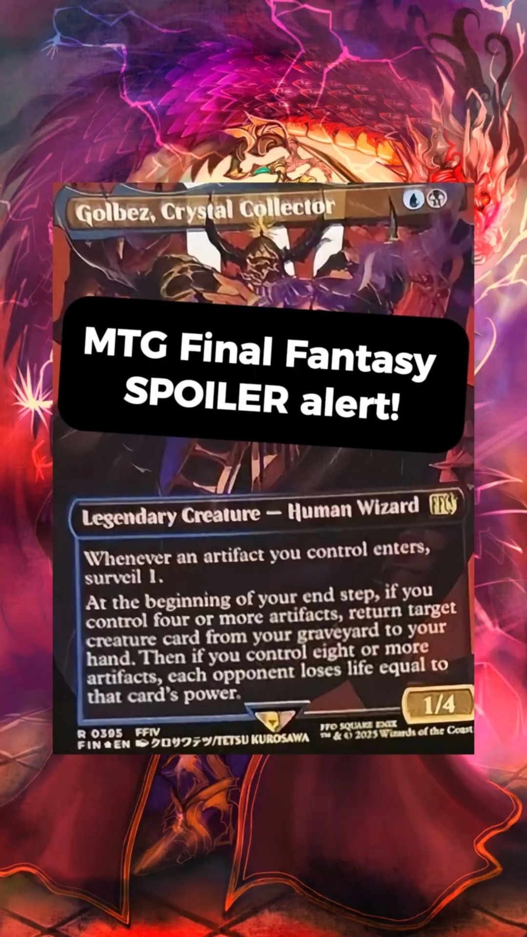 マジック：ザ・ギャザリング Golbez, Crystal Collector - MTG ミントモール / MINT GAMES MTG(東日本橋) / 【FIN】【JPN