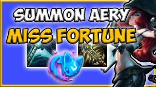 MISS FORTUNE BOT SUMMON AERY! - Preseason 8 Season 8 s8 Patch 7.24 Gameplay w/ Commentary Guide
