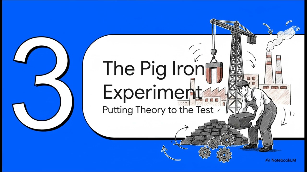 The Pig Iron Experiment: Frederick Taylor and the Birth of Data-Driven Efficiency