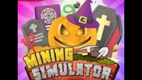ROBLOX- 5 NEW MINING SIMULATOR CODES *REDEEM CODES* HALLOWEEN