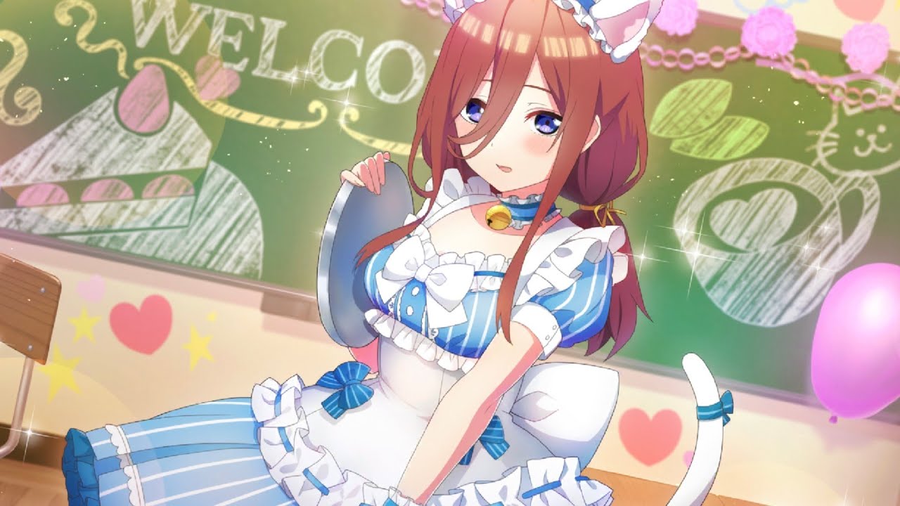 五等分の花嫁「学園祭メイド」三玖の猫耳にゃんにゃんが可愛いすぎる