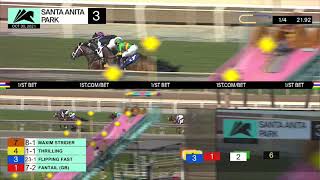 Thrilling wins Race 3 on Saturday, October 30th, 2021 at Santa Anita Park.