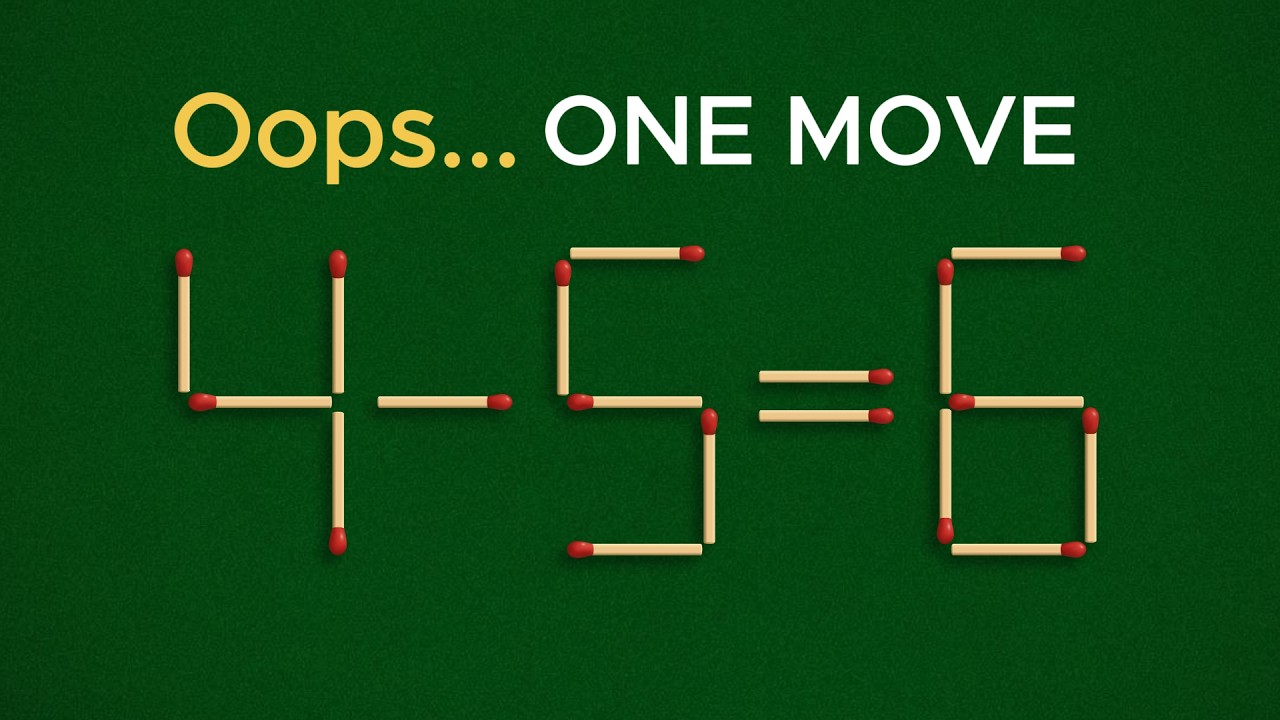 Let’s Solve This! – One Move Challenge 🔥 - YouTube