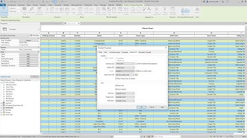 Revit 2021: Row Striping for Schedules