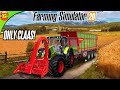 Only Claas Vehicles Challenge! Making Chaff in Farming Simulator 20 - Timelapse Gameplay, Fs20