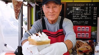 레전드 동대문 할아버지 크레페 최신 근황, 할아버지 크레페 궁금증 해결, Amazing Crepe Skill, Grandpa crepes, Korean street food