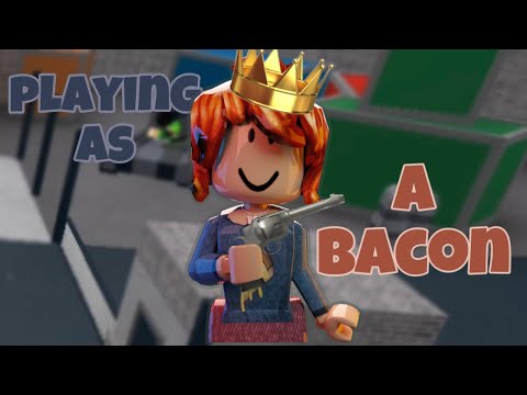 Playing MM2 As A Bacon AGAIN!..