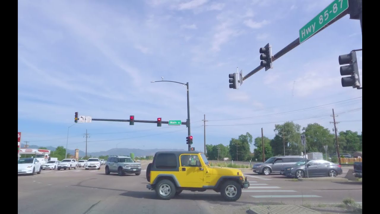 Summer Skies South of Colorado Springs – Cybertruck POV Drive (July 2025)