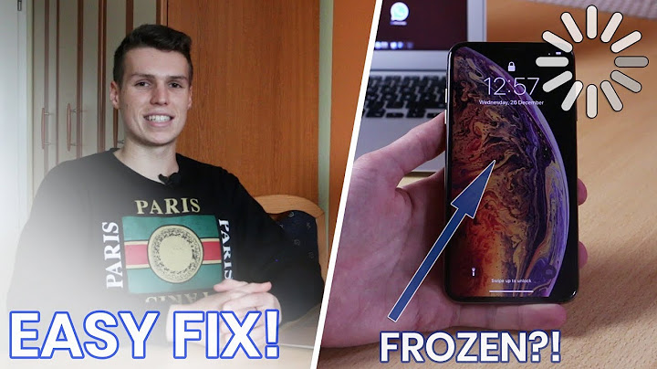How to turn off iphone x max when frozen