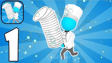 Buffet Boss - Gameplay Walkthrough Part 1 Restaurant entrepreneur (Android,iOS)