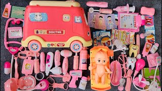 25 Minutes Satisfying with Unboxing Cute Pink & Blue Ambulance Car Doctor Play 3 Set ASMR screenshot 5