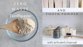 How to make your own diy zero waste toothpaste