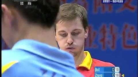 Timo Boll vs Zhang Jike (2011 Chinese Super League)