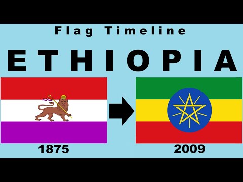 Flag of Ethiopia : Historical Evolution (with the national anthem of Ethiopia)