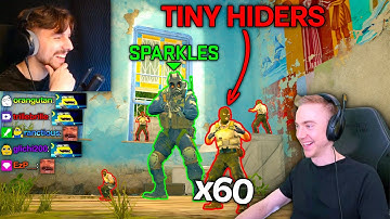 SPARKLES vs. 60 TINY HIDERS (1v60)