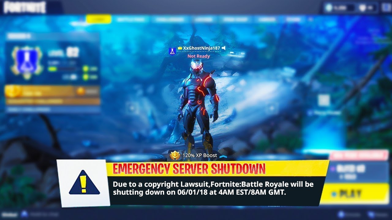 How long will fortnite servers be down