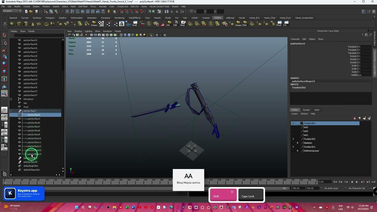HDKTools Preparing a File for Export to Another Drawing | Maya