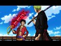 Reacción de Zoro al ver que Luffy Encontró la Espada Legendaria de Gol D Roger - One Piece.