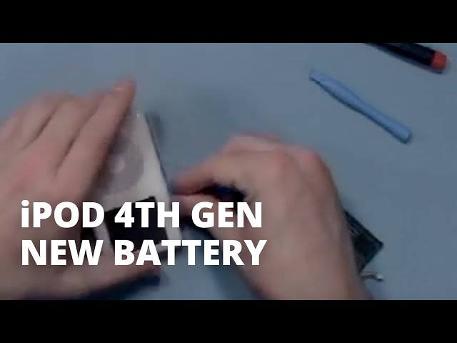 How to Replace the Battery in an iPod (4th Generation) - YouTube