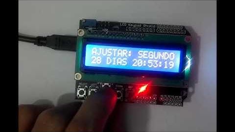 Display 16x02 Keypad - Demonstração