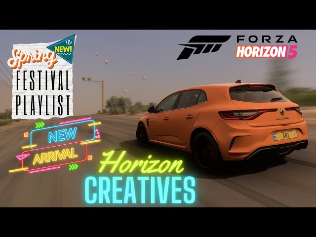 Forza Horizon 5's Horizon Creatives playlist includes five new