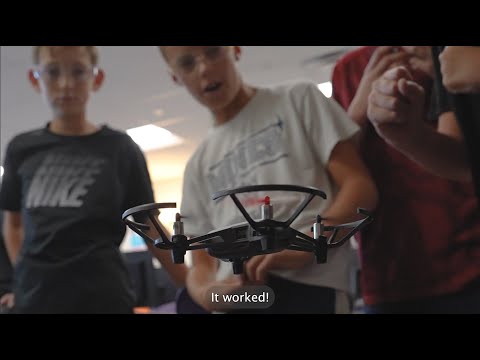 Students Fly Drones and Build Robots at Drake Middle School