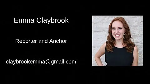 Emma Claybrook Reporter Reel March 2019