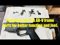 Palmetto State Armory AR-V 9mm pistol - Polishing for perfection to get better trigger pull & feel.
