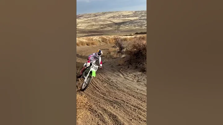 Sand Surfing a Mint 1998 KX250 2-Stroke!