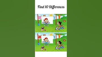 Spot 10 differences #logicpuzzles
