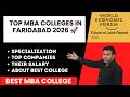 Top MBA Colleges in Faridabad 2026 🚀 | Complete Breakdown