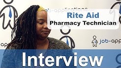 Rite Aid Interview - Pharmacy Technician 3 