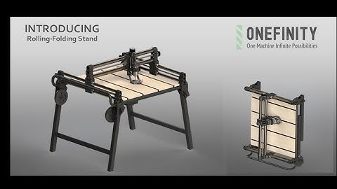 Introducing the Rolling-Folding Stand for the Onefinity CNC