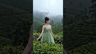 Tea state🌱#aigenerated #artificialintelligence #art #aivideo #youtube #shortvideo #tea #dress #ai 