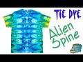 Tie Dye:  Alien Spine [Ice Dye]