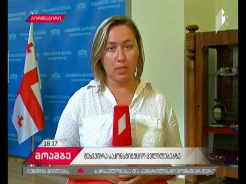 საკონსტიტუციო რეფორმა - მმართველი გუნდი ოპოზიციას ხვდება