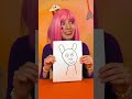 Draw a Giraffe 🦒✋ Using Your Hand 🎨 #drawing #kidslearning