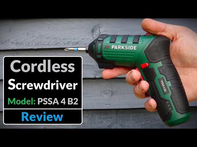 Parkside Cordless Screwdriver PSSA - 4 (Testing Model: Review) YouTube B2 