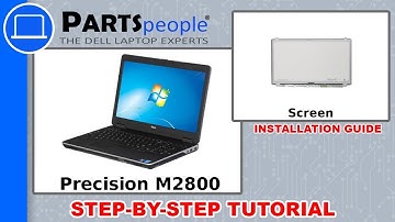 Dell Precision M2800 (P29F001) Screen How-To Video Tutorials