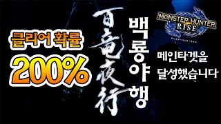 백룡야행은 이렇게 깨시면 됩니다【몬스터헌터 라이즈(Mhrise)】