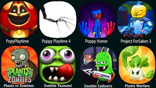 Poppy Playtime 1+2+3,Poppy Mobile,PvZ,Plants vs Zombies,PvZ 2, Pvz China,Zombie Tsunami, Zombie PVZ
